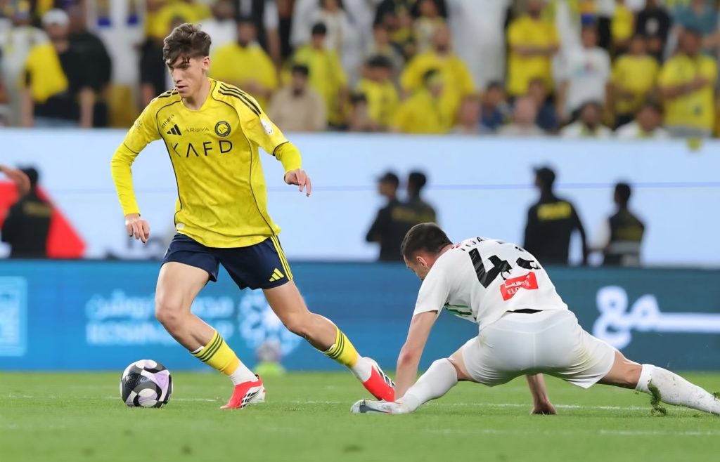 حيدر عبدالكريم يوجه رسالة لجماهير النصر بعد ظهوره الأول